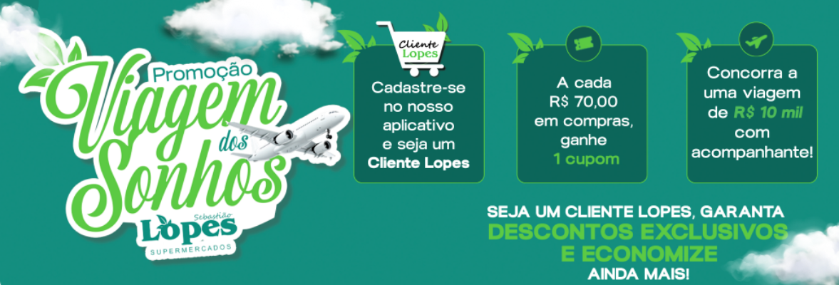 Promoção Viagem dos sonhos